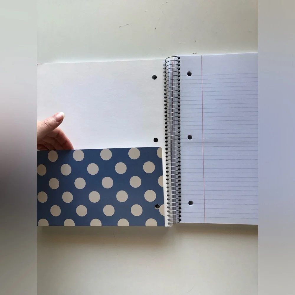 NWT Studio Pink Spiral Notebook (5 subjects)